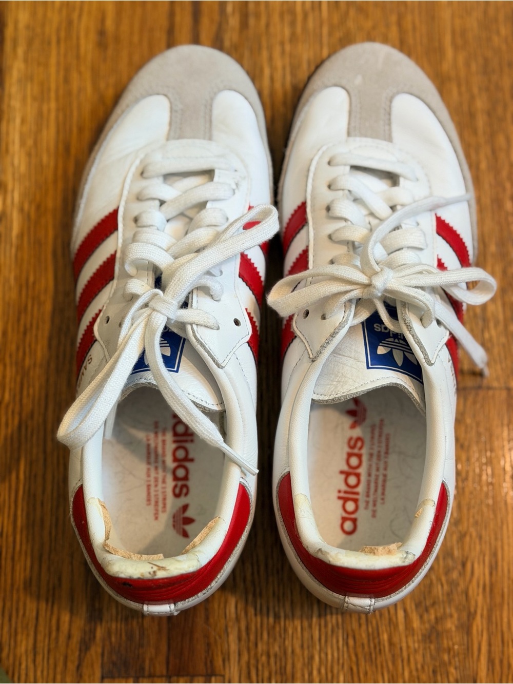 Samba OG - red and white- EUC! - Picture 3 of 7